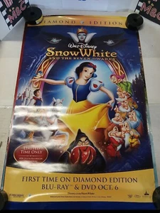 Poster videoregistratore originale "Biancaneve e i sette nani" 26x40in. - Foto 1 di 4