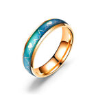 Titanium Steel Rings Emotion Changing Color Mood Temperature Women Mens Jewelry