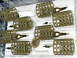 8 x DAM River alimentatore aperto girevole 80 grammi 2OZ 3/4 PESCA orata carpa lg - Foto 1 di 5