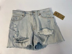 Terranova Women's Mom Jean Shorts Light Blue Size 29 - Picture 1 of 9