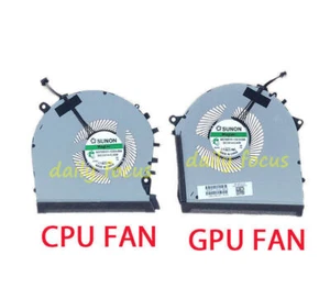 NEW For HP OMEN TPN-C144 17-CB 17-CB0066TX 17-CB0080NR CPU & GPU COOLING FAN - Photo 1/7
