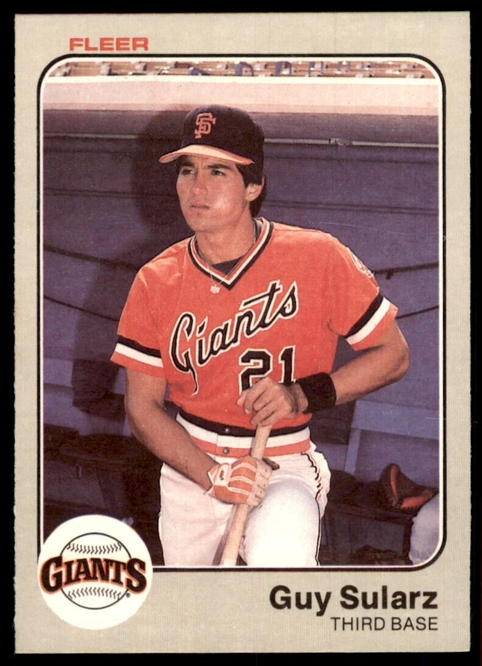 1983 Fleer Guy Sularz Baseball Cards #273 - Image 1 of 2