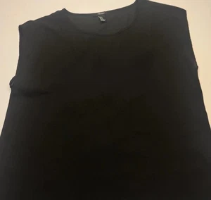 Top Semi Transparente Capas Negro Mujer Mediano Forever 21 Gasa Semi Transparente - Imagen 1 de 9