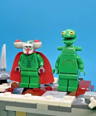 Lego Space Police Alien Minifigura Lote de 2 - Squidman & Frenzy - sp091 - sp092 - Imagem 1 de 4