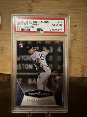 2018 Topps On Demand MLB Postseason PSA 10  Gleyber Torres #14 Rookie RC  - Image 1 of 2