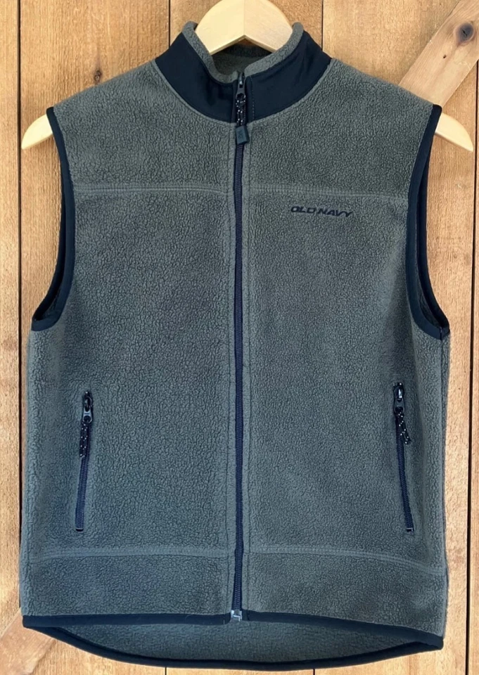 OLD NAVY | Chaleco polar | Gris y negro | Mujer talla 16 (L)  Foto 1 de 1