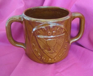 ABBEY OF GETHSEMANI ~ Vintage Two Handled Mug ~ RARE - Picture 1 of 5