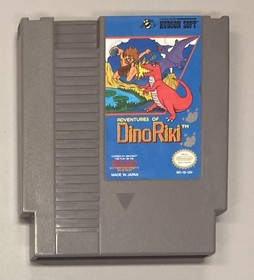 Adventures of Dino-Riki Nintendo Entertainment System NES Tested & Authentic Ex