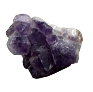 Raw Amethyst Cluster With Pyrite Inclusion purple 1.5" READ - Picture 1 of 7