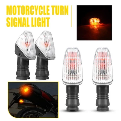 4X Front Rear Turn Signal Indicators Light Clear Lens For 05-06 KAWASAKI Z750S C - Image 1 of 4