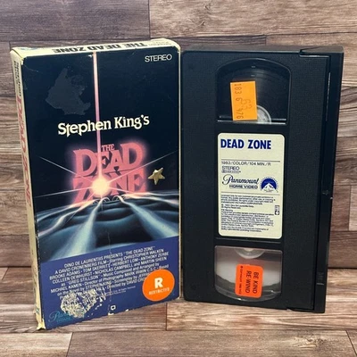 The Dead Zone VHS Used Stephen King Christopher Walken 1983 Paramount Horror - Image 1 of 4