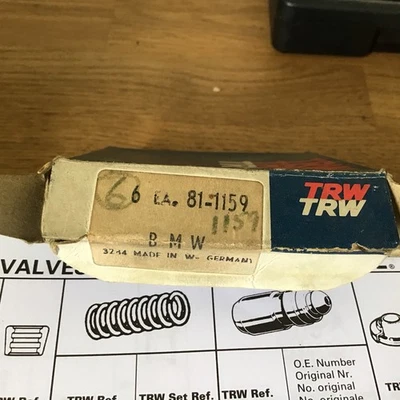 BMW 320/323/325/Z1, 6 только 1-е негабаритные направляющие клапанов 81-1159 - Изображение 1 из 4