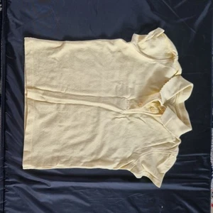 George Girls Yellow Cotton blend Polo Size 5-6 Years - Picture 1 of 3