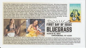 6° Cachets 5844 Bluegrass Rhiannon Giddens Fiddle and Banjo Grammy & Oscar - Picture 1 of 1