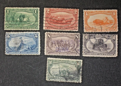 US 1898 CLASSIC TRANS MISSISSIPPI SET SCOTT# 265-291 - Image 1 of 2