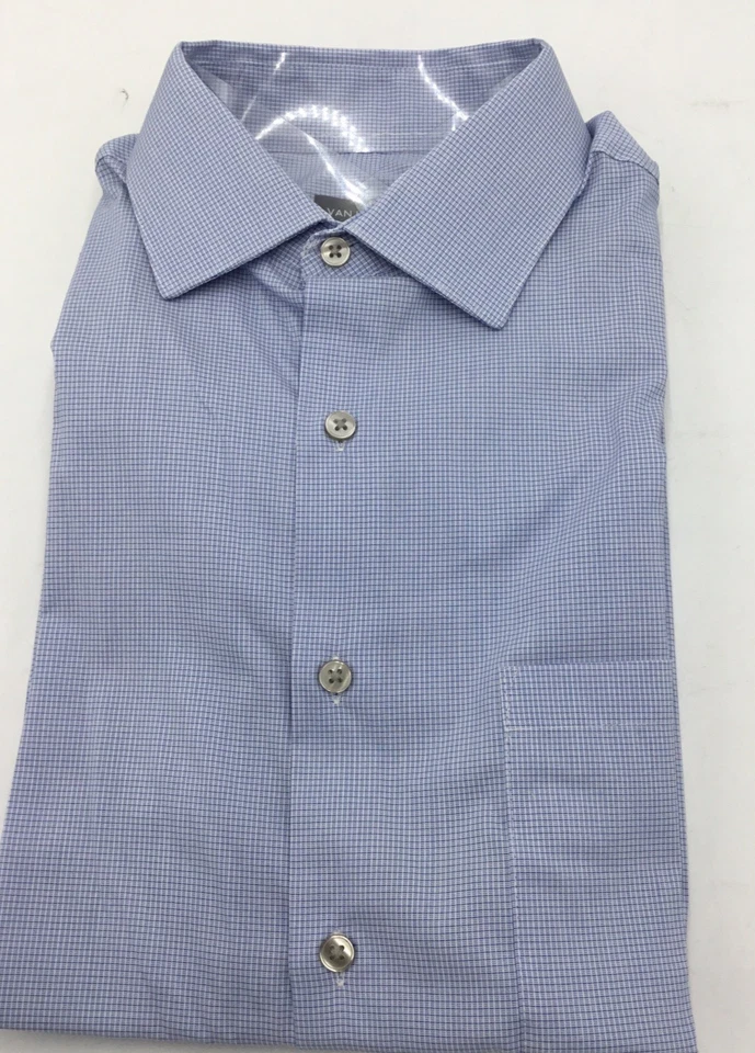 Camisa Van Heusen Calce Regular Mangas Largas, Azul Plata, 15-15.5 34/35 M Foto 1 de 1
