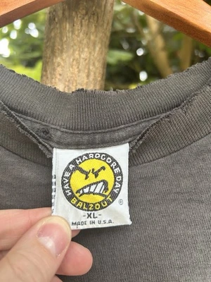 VTG 90s BOB MARLEY Balzout THRASHED Distressed FADED Single Stitch T Shirt XL - Image 1 of 4