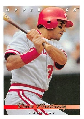 Dave Martinez 1993 Upper Deck 400 Cincinnati Reds Baseball Card - Image 1 of 2