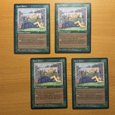 Spore Flower x4 NM+ NEVER PLAYED 4x Fallen Empires MTG FAST SHIPPING - Image 1 of 2