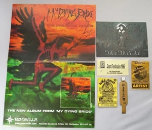 My Dying Bride Signed Passes, Poster, Dredmyre Card Machine Head - Picture 1 of 5