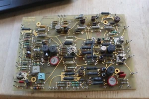 TEKTRONIX 1A7 A AMPLIFIER CIRCUIT BOARD WITH PARTS. NOT TESTED COPYRIGHT 1967  - Picture 1 of 2