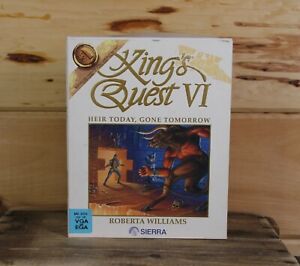 King's Quest VI Heir Today, Gone Tomorrow MS-DOS 3.5 Sierra 1992 Big Box Game