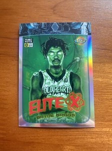 2023 TOPPS FINEST OVERTIME CARD BRYCE GRIGGS PLANET ELITE X MONSTER CARD