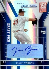 2004 Donruss Elite Extra Edition Signature Status #337 Jason Vargas DP Auto /50