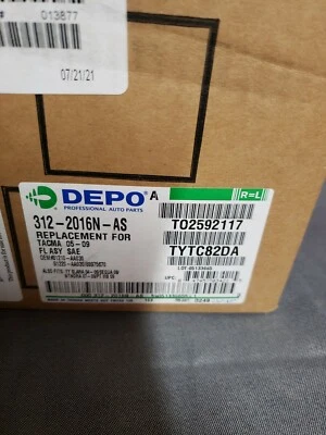 Противотуманные фары в сборе 2004 2005 2006 TOYOTA SOLARA/tacoma TO2592117 - Изображение 1 из 4