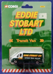MINT 2001 CORGI 66201 FORD TRANSIT LWB VAN in EDDIE STOBART Promotion Livery MOC - Picture 1 of 8