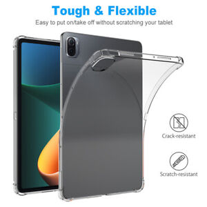 For Xiaomi Mi Pad 5 Pro Transparent Soft Silicone TPU Case Shockproof Thin Cover