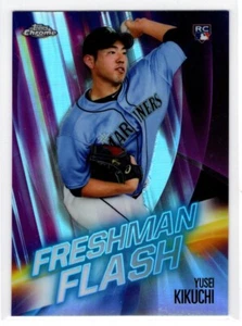 YUSEI KIKUCHI MARINERS RC 2019 TOPPS CHROME FRESHMAN FLASH INSERT #FF-8 - Picture 1 of 1
