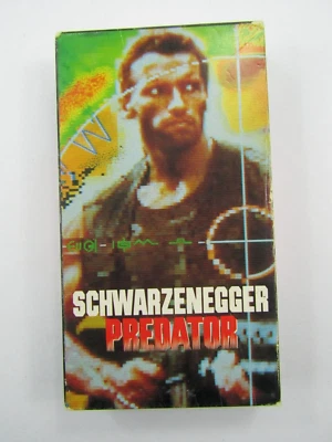VTG Predator VHS Arnold Schwarzenegger Video Tape Fox Video SciFi Action 1991 Foto 1 de 4