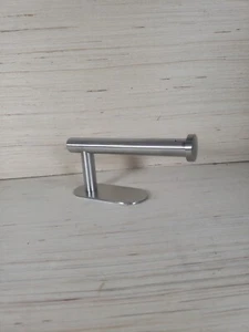Adhesive Toilet Paper Holder For Bathroom Kitchen Stick On Wall Stainless Steel - Picture 1 of 4