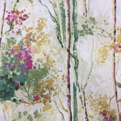 Silver Birch Orchid Fabric by Prestigious Textiles