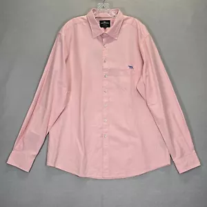 Rodd & Gunn Glenbrook Long Sleeve Button Up Shirt Mens 2XL Sports Fit Red - Picture 1 of 14