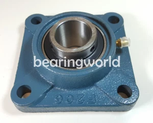 UCF206-17 NEW High Quality 1-1/16" Set Screw Insert Bearing with 4-Bolt Flange - Picture 1 of 6