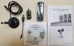 PCTV HD Mini Stick USB 100% Digital HDTV Tuner + Remote Antenna