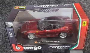 Bburago 1/24 Ferrari California T Closed Top Diecast Model Car NIB w/Stand - Picture 1 of 1