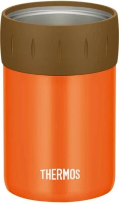 Porta latas frías THERMOS 350 ml naranja JCB-352 O de Japón Foto 1 de 3