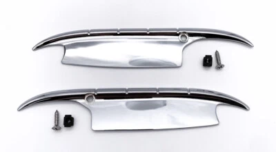 Pair Door Handle Scratch Scuff Guards For 1955-1956 Chevrolet Belair, 150, & 210 - Image 1 of 4