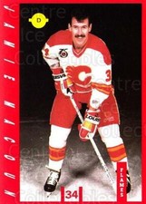 1991-92 Calgary Flames IGA #8 Jamie Macoun