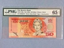 Fiji $50 P-100-A ND(1996)  PMG 65 EPQ 