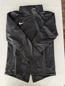 Nike Shield Tech Academy 18 Rain Soccer Futbol Jacket Men's M Black 893796 - Picture 1 of 4