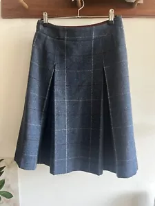 MACHIKO JINTO pleated wool tweed skirt SIZE8 Excellent condition - Picture 1 of 9
