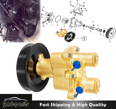 8M0137216 Raw Sea Impeller Water Pump Kit Fit Mercury Mercruiser Quicksilver MCM - Image 1 of 4