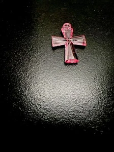 1,3" Acryl Rosa Kreuz 3D mit Reifen 8er Pack - Bild 1 von 2