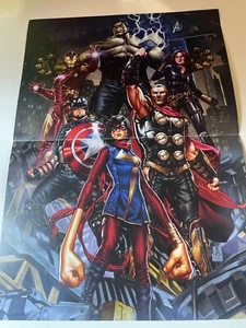 Marvel Avengers Poster Double Face 42x30cm Square Enix (kein Spiel kein Spiel) Neu - Bild 1 von 3