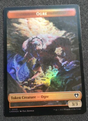 Ogre / Elemental Token - Foil - CMM - MTG - NM - EN - 0028/0026 - Image 1 of 2