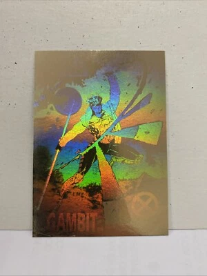 1992 Marvel (Impel) Hologram Cards Series 1 - #XH-3 GAMBIT - Image 1 of 4